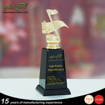 Metal crystal award Music