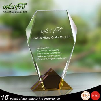 015-Glass Award Plaque