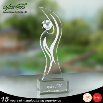 Crystal trophy award 026