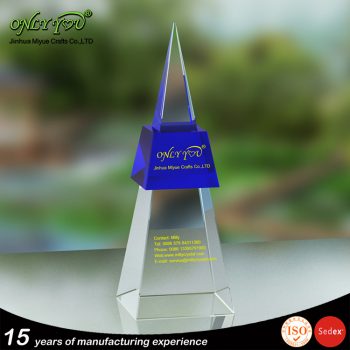 Crystal trophy award 029