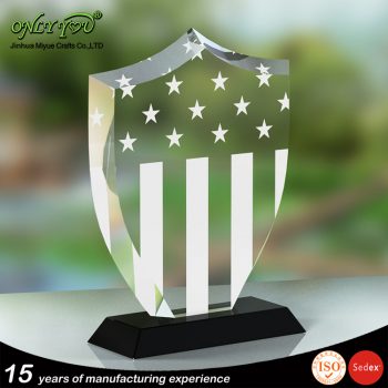 Crystal trophy award 044