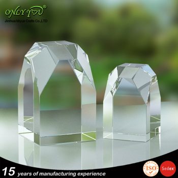 Crystal trophy award 050