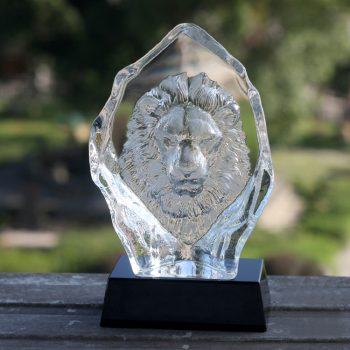 Crystal trophy award 057