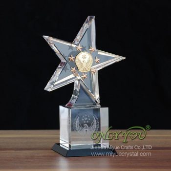 079-Custom Crystal Trophy