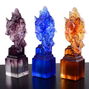 Colored glaze glass Crystal Awards-0147