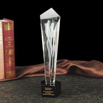 Laser Flame Crystal Pillar award - CY016