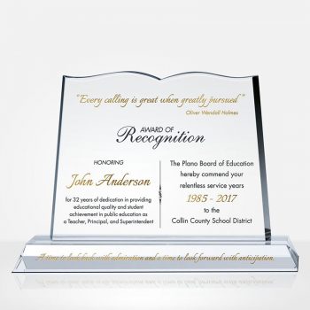 Crystal Book Award - CY030