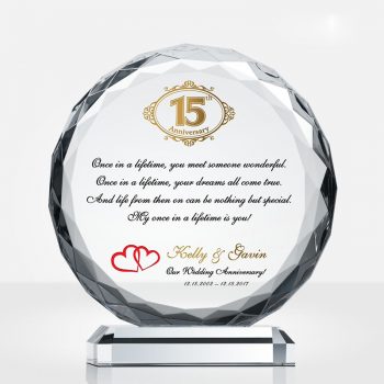 Classic sunflower Crystal Award - CY036
